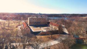 The castle from above - Ulfsunda Castle